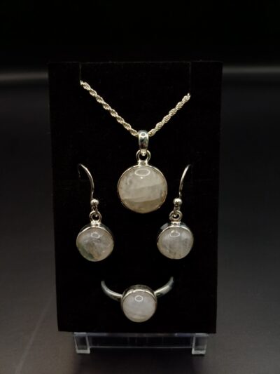 Conjunto Piedra de Luna circulo mediano