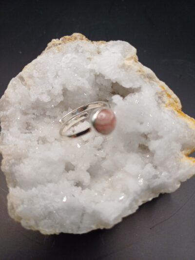 Anillo Rodocrosita circulo pequeño