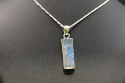 Colgante Piedra de Luna rectangular mediano