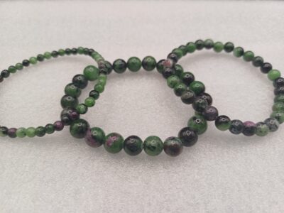 Pulsera Rubí con Zoisita