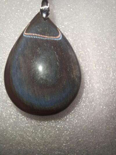 Colgante Obsidiana Arco Iris lágrima