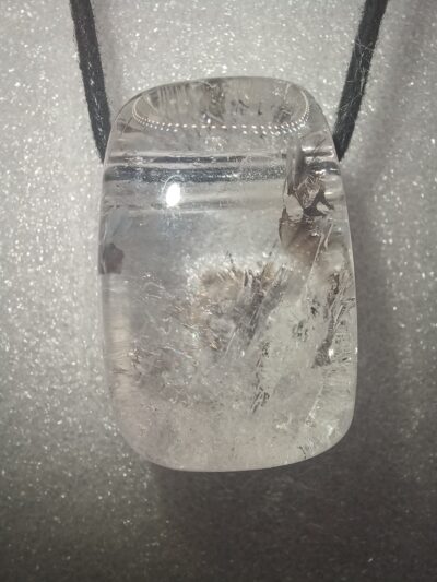 Colgante Cuarzo Cristal hielo
