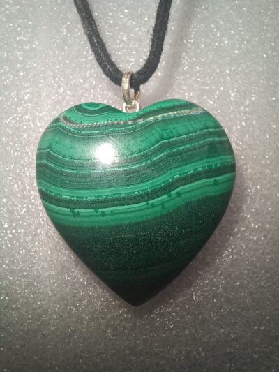 Colgante Malaquita corazón